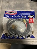 4' Electric Dryer Cords (6 for 1 Money)