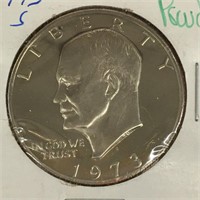 1973 S Proof Eisenhower Dollar