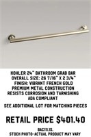 Kohler 24" Bathroom Grab Bar