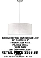 Park Harbor™ Wide Drum Pendant Light