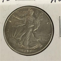 1945 Silver Walking Liberty Half Dollar