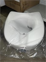 Carex 5" EZ Lock Raised Toilet Seat