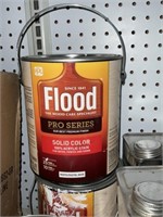 Flood Pro Series White Acrylic Stain x 3 Cans