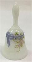 Fenton Hand Painted Glass Bell