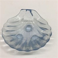 Blue Glass Shell Dish