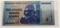 Zimbabwe One Hundred Trillion Dollars .999 Silver