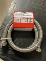 48" Braided SS Washing Machine Connectors x 2