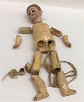 Bisque Doll Head & Composition Body Parts