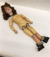 Bisque Doll Head & Composition Body
