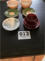 Miscellaneous dishware, including Fire King
