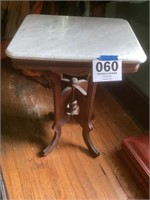 Marble top small side table