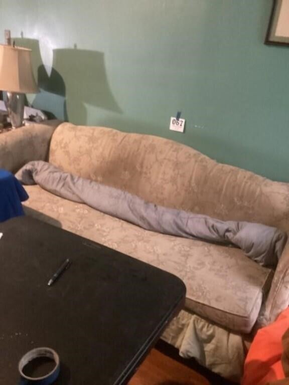 Vintage camelback couch
In need of repair