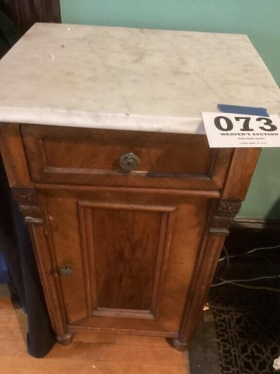 Vintage marble top side, Stand
One drawer, one
