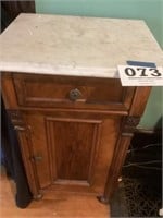 Vintage marble top side, Stand
One drawer, one
