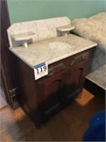 Vintage marble top washstand