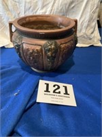 Art period flower pot as found