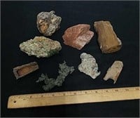 Group of rocks and possibly minerals