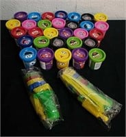 35 + containers of Sesame Street Play-Doh and