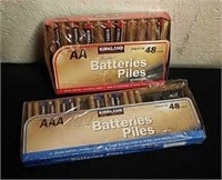Kirkland double and Triple-A batteries