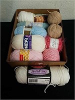 New skeins of yarn