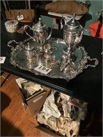 Silver lot to include silverware,teapots,extra