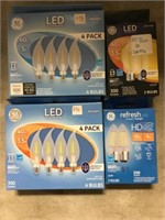 Mixed Lot of LED Light Bulbs