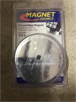 Round Base Magnet Max Force 95lbs x 2