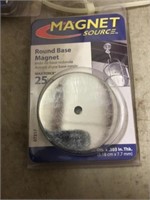 Round Base Magnet Max Force 25lbs x 2