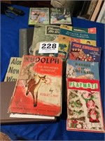 Rudolph book, learning books
2 Yoga cd’s