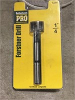 Forstner Drill 1/4" x 2