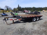 2006 Capital 14' T/A Over Tire Flatbed Trailer