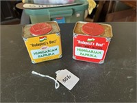 Hungarian Paprika Tins