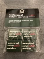 Waterproof Safety Matches x 3 Cases