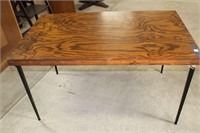 Wooden Folding Table 50"