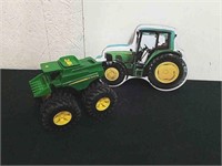 Noise making John Deere tractor, and a John Deere