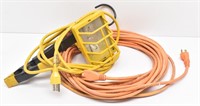 Extension Cord 50' 16AWG & Trouble Light