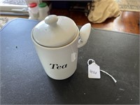 Crofton Ceramic Tea Container with Spoon