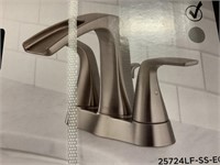 Brushed Nickel Centerset Bathroom Faucet x 2