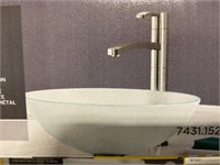Chrome Contemporary Bath Faucet