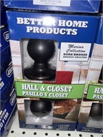 Dark Bronze Hall & Closet Knobs x 6 pc