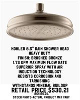 Kohler 8.5" Rain Shower Head