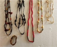 Group of misc. necklaces and one bracelet