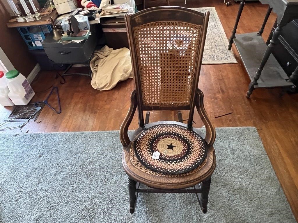 Antique Wicker Rocking Chair