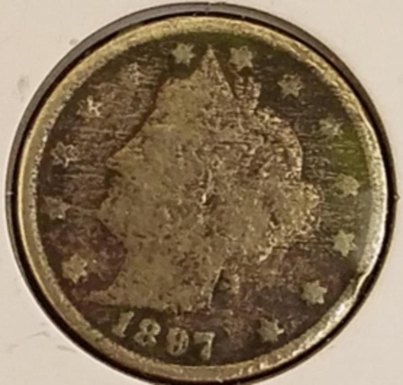 1897 Liberty V nickel