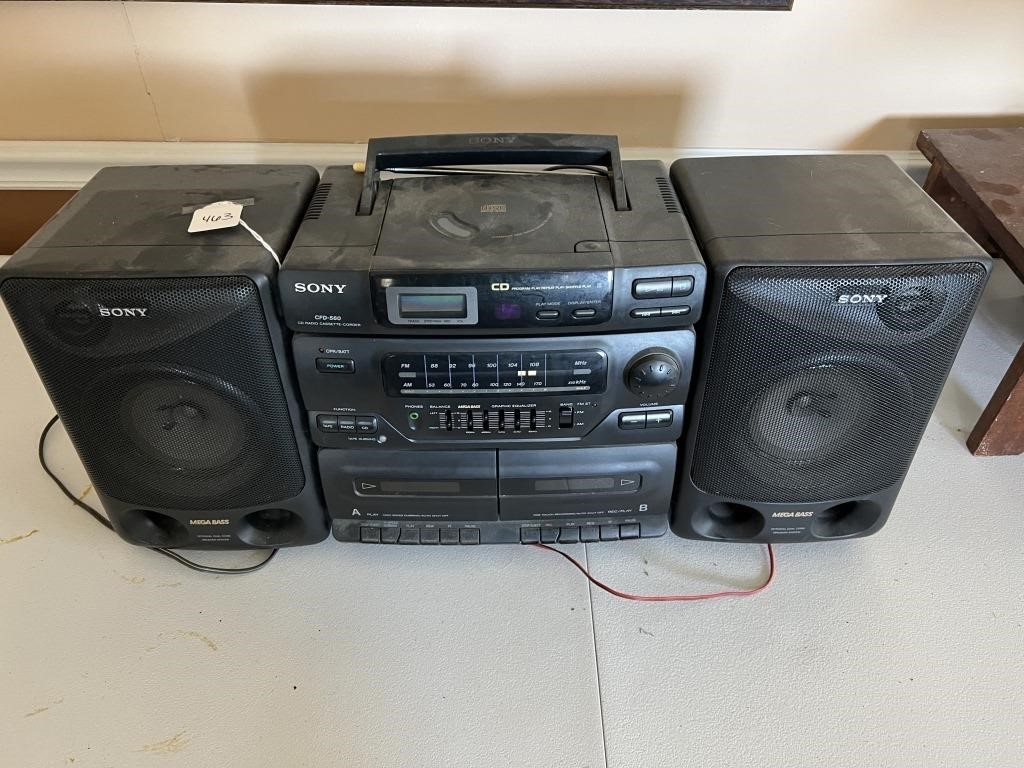 Sony CFD-560 Boombox