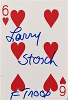 F Troop Larry Storch signed playing card