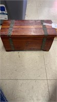 Wooden cribbage set, Wood box