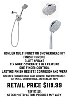 Kohler Multi-Function Shower Head Kit in Chrome