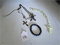 Vintage Rosary and Necklaces