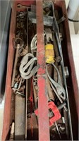 tin drawer, miscellaneous tools